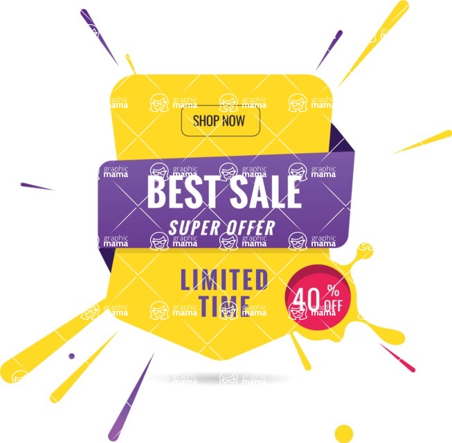Sale Banner Templates Collection - Limited Time Offer Badge Template